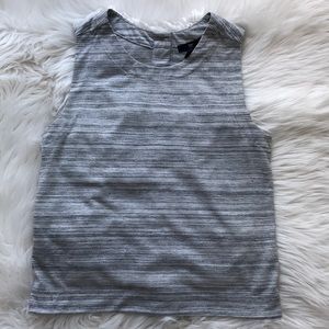 Gap gray Tank Top with back buttons